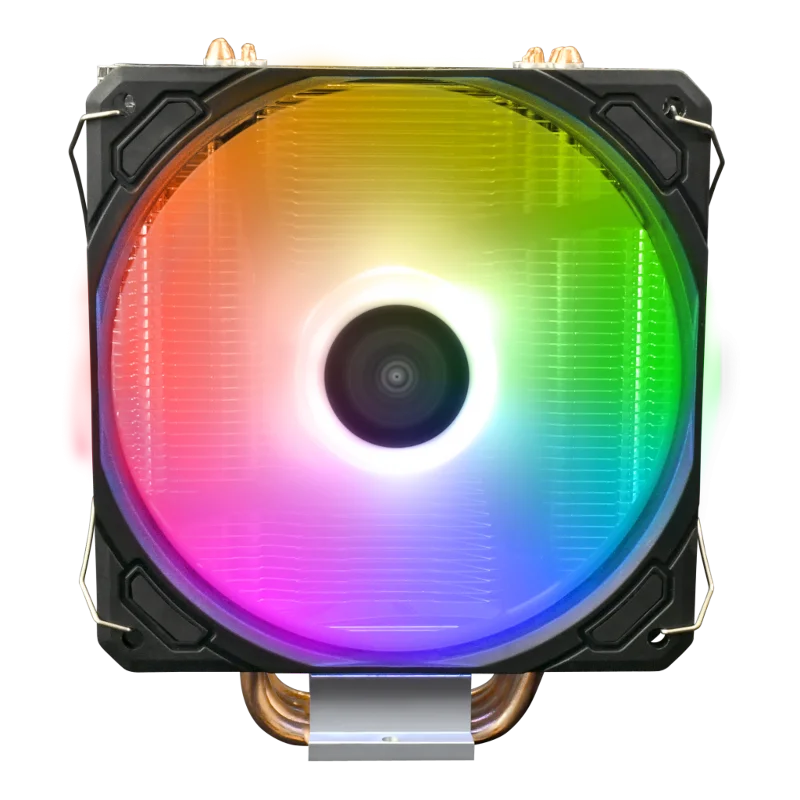 GAMDIAS BOREAS E1-410, ARGB, 120mm, CPU Kule Tipi Hava Soğutma, Doğrudan Temas Teknolojisine Sahip 4 adet Gelişmiş Bakır Isı Borusu (AMD AM4-AM5 ve INTEL Tüm işlemciler ile uyumlu) – 2. görsel