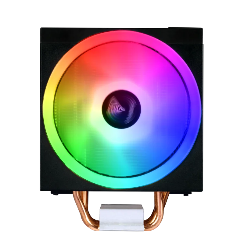GAMDIAS BOREAS M1-610, LED Lights, 120mm, CPU Kule Tipi Hava Soğutma, Doğrudan Temas Teknolojisine Sahip 6 adet Gelişmiş Bakır Isı Borusu (AMD AM4-AM5 ve INTEL Tüm işlemciler ile uyumlu) – 2. görsel