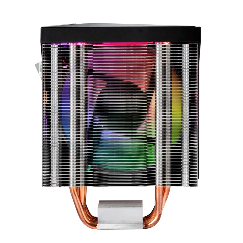 GAMDIAS BOREAS M1-610, LED Lights, 120mm, CPU Kule Tipi Hava Soğutma, Doğrudan Temas Teknolojisine Sahip 6 adet Gelişmiş Bakır Isı Borusu (AMD AM4-AM5 ve INTEL Tüm işlemciler ile uyumlu) – 3. görsel