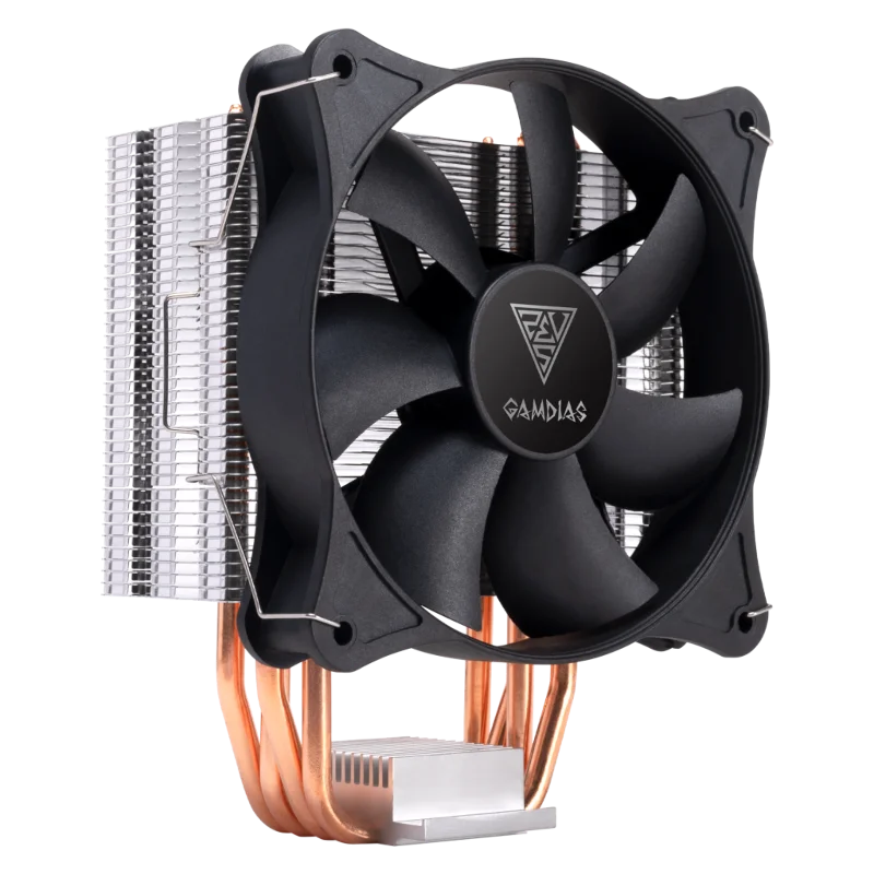 GAMDIAS BOREAS E1-410 MONO, 120mm, CPU Kule Tipi Hava Soğutma, Doğrudan Temas Teknolojisine Sahip 4 adet Gelişmiş Bakır Isı Borusu (AMD AM4 ve INTEL Tüm işlemciler ile uyumlu) – 2. görsel