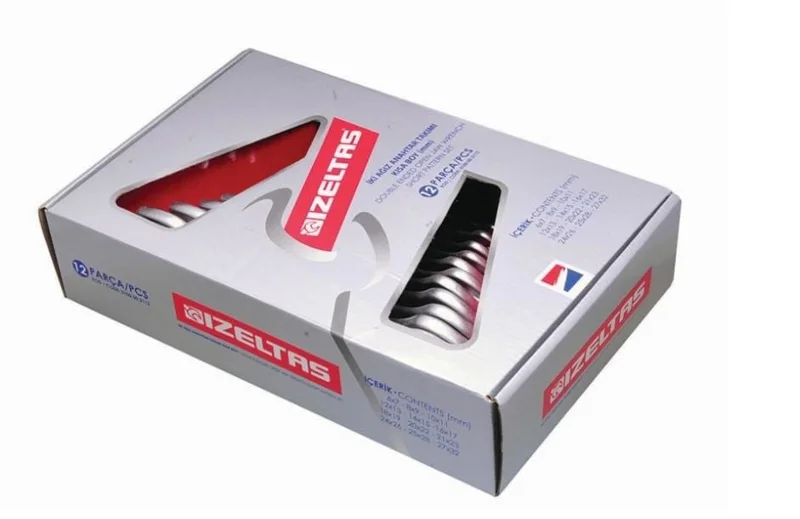 İzeltaş 0100 İki Ağız Anahtar Takımı Kısa Boy 8 Parça – 3. görsel