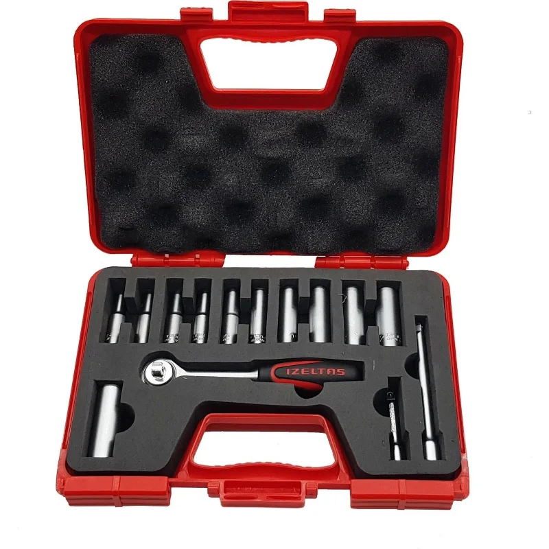 İzeltaş 14 Parça Derin Lokma Takımı 1/4'' İnç – 2. görsel