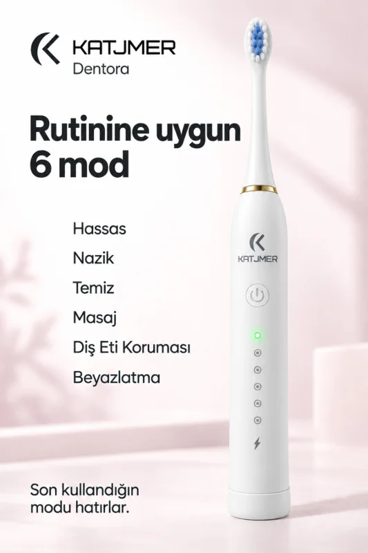 KJ/DR-001 X-3 Dentora Elektrikli Diş Fırçası – 2. görsel