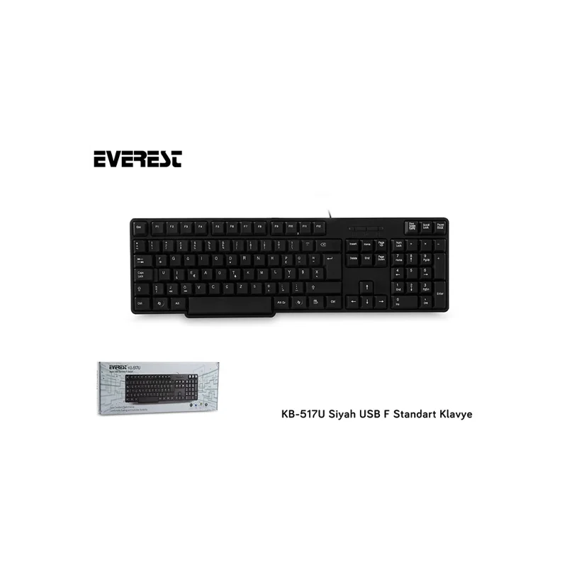 EVEREST KB-517U F Standart KLAVYE USB (S) – 4. görsel