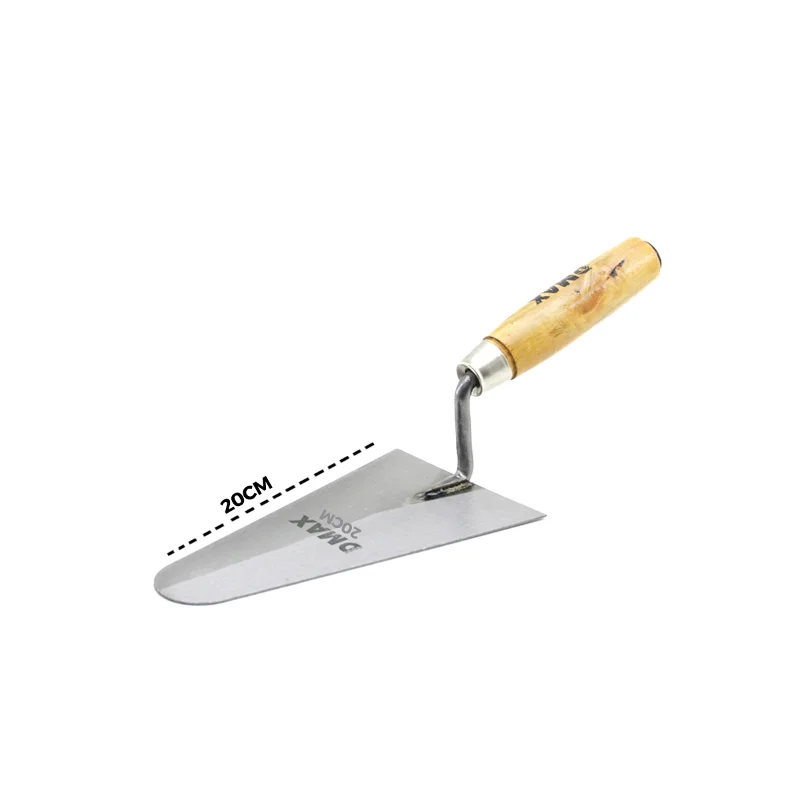 Ahşap Saplı Çelik Sıva Mala, 20 cm
