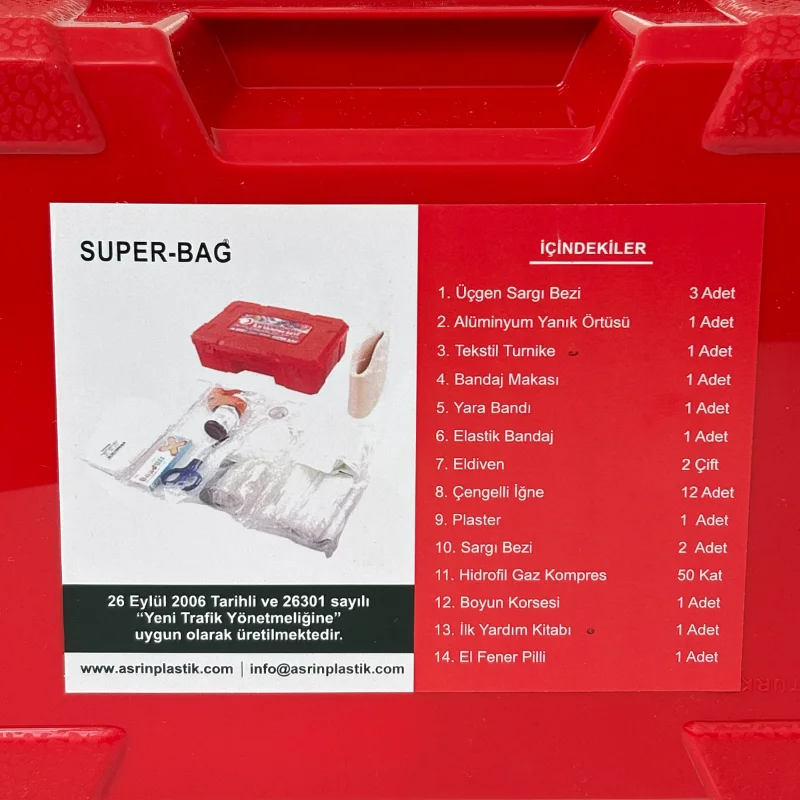 Küçük İlk Yardım Seti (Plastik Çantalı)