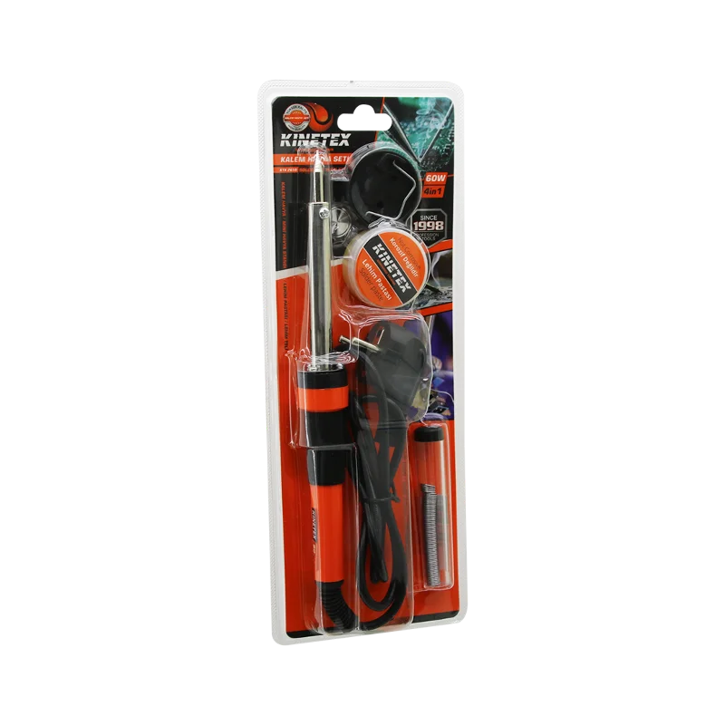 60W Kalem Havya Lehim Seti (Mini Stand, Lehim Pastası, Lehim Teli) – 2. görsel