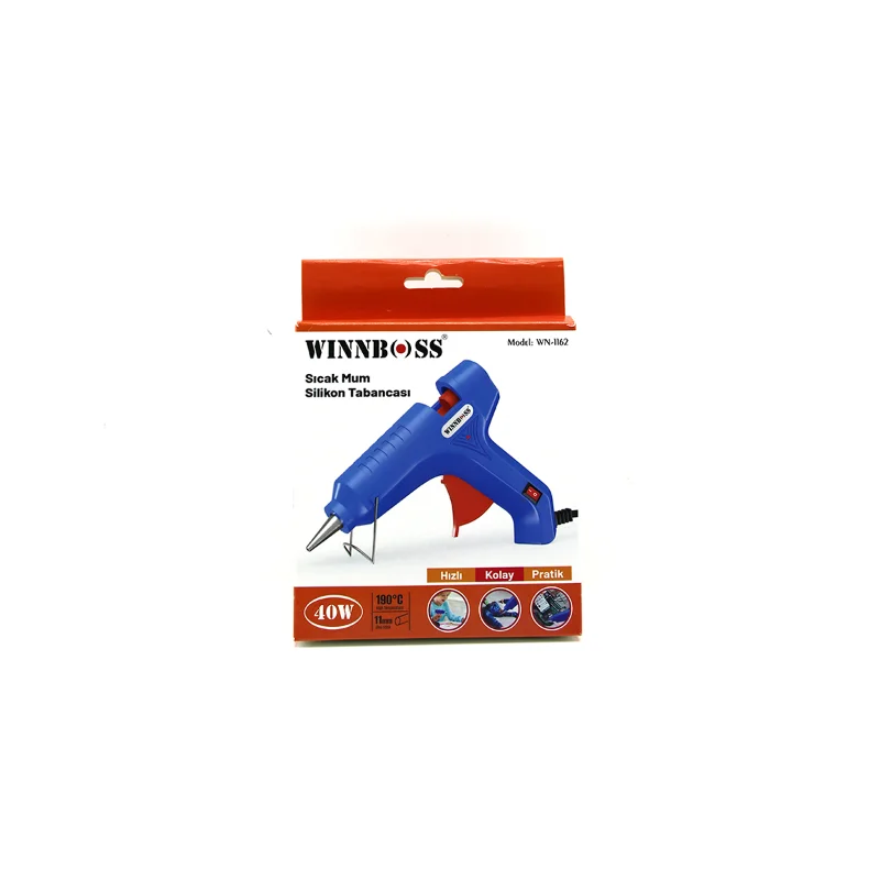 Silikon Sıcak Tutkal Tabancası 40W 11mm 190°C (Anahtarlı)