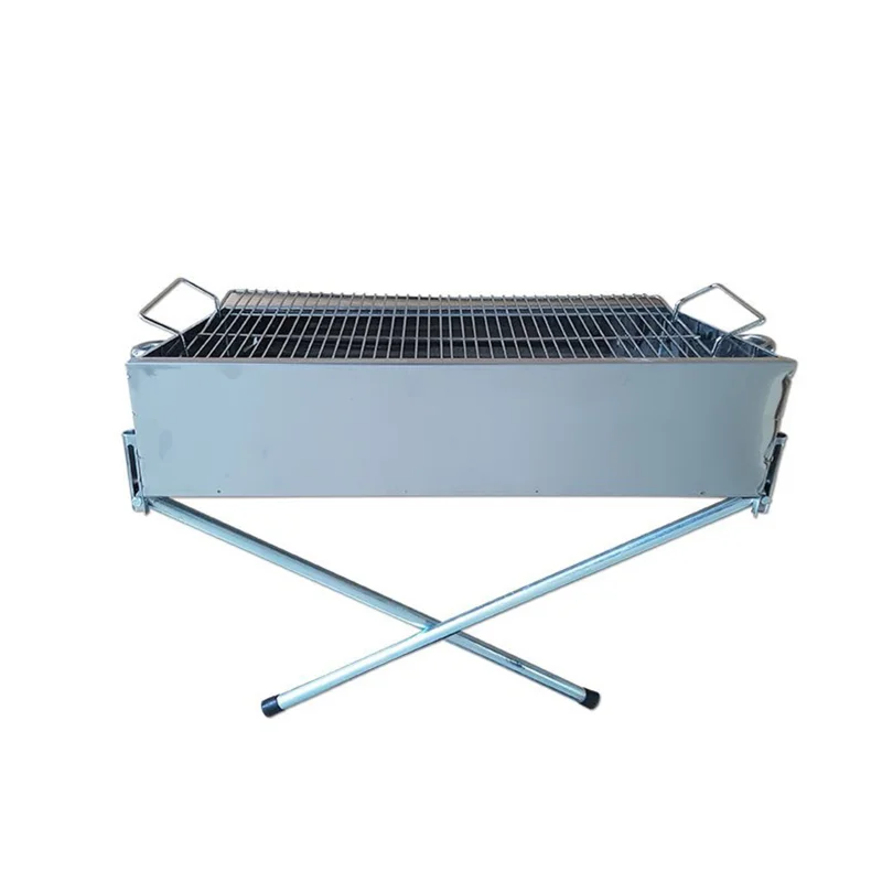 Paslanmaz Portatif Mangal 70 cm Ayaklı Standlı