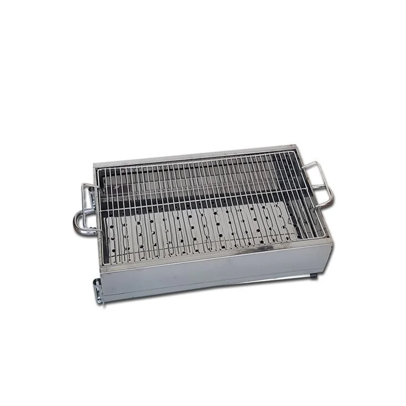 Paslanmaz Portatif Mangal 70 cm Ayaklı Standlı
