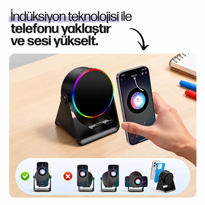 Bluetooth Hoparlör Soundpad EKD-S11 5W 2000mAh Beyaz – 4. görsel