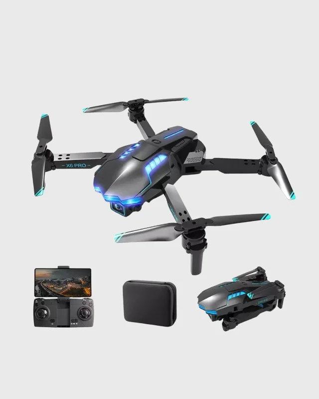 Katlanabilir Drone 4k Kamera İle Yükseklik Sabitlemeli 100 Metre Kontrol