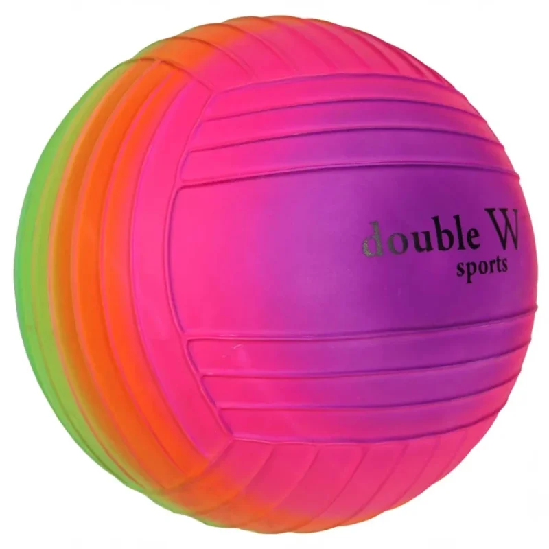 Gökkuşağı Tırtıklı PVC Top 23 cm Spor Oyunları