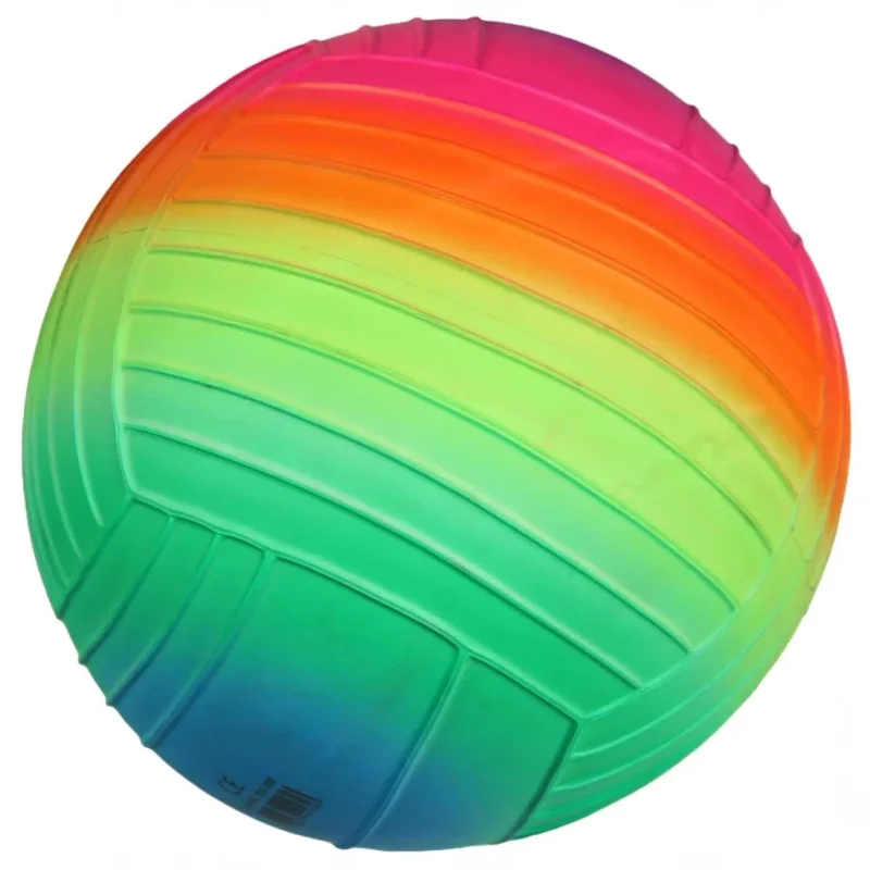 Gökkuşağı Tırtıklı PVC Top 23 cm Spor Oyunları – 2. görsel