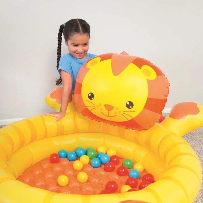 Şişme Tabanlı Arslan Figürü 52261 Havuz Oyuncağı