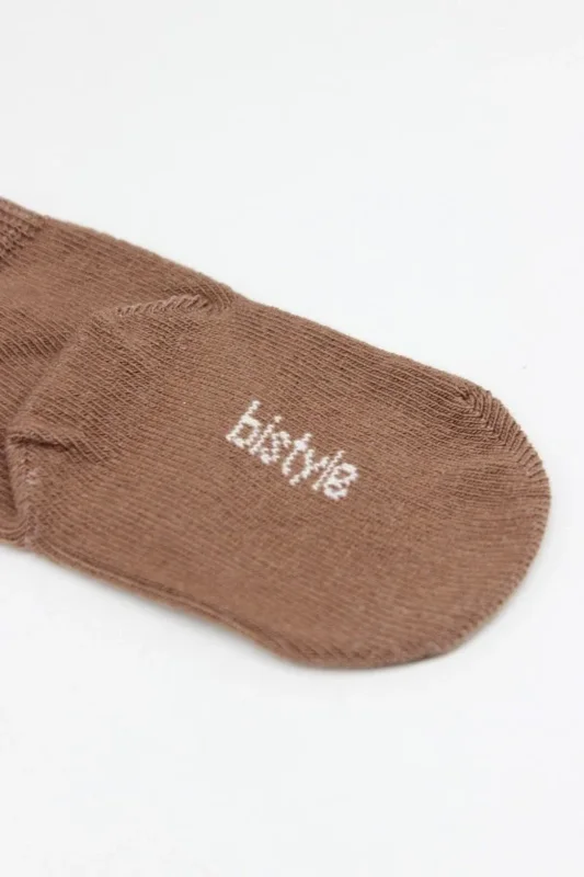 Basic Bej Soket Çorap 5'li Kutulu Set