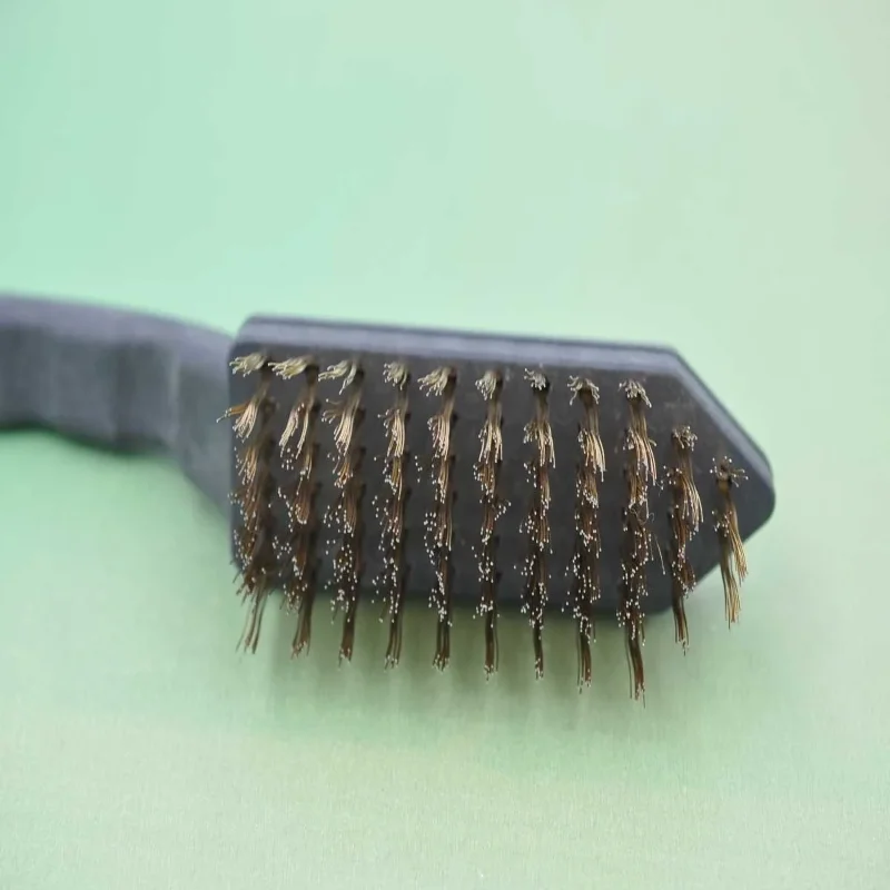 Dayanıklı Plastik Saplı Metal Tel Fırça ile Pas Temizleme Aracı