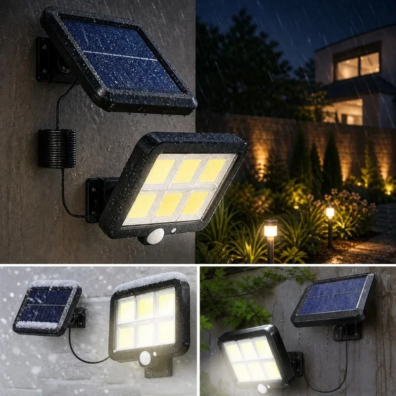 Ergonomik Güneş Enerjili 6'lı LED Bahçe Seti