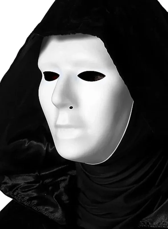 Kapüşonlu Pelerin ve Boyanabilir Maske Seti 120 cm