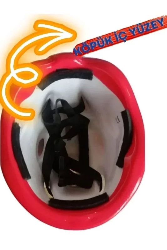 Çocuklar İçin Pembe Kask ve Dizlik Seti