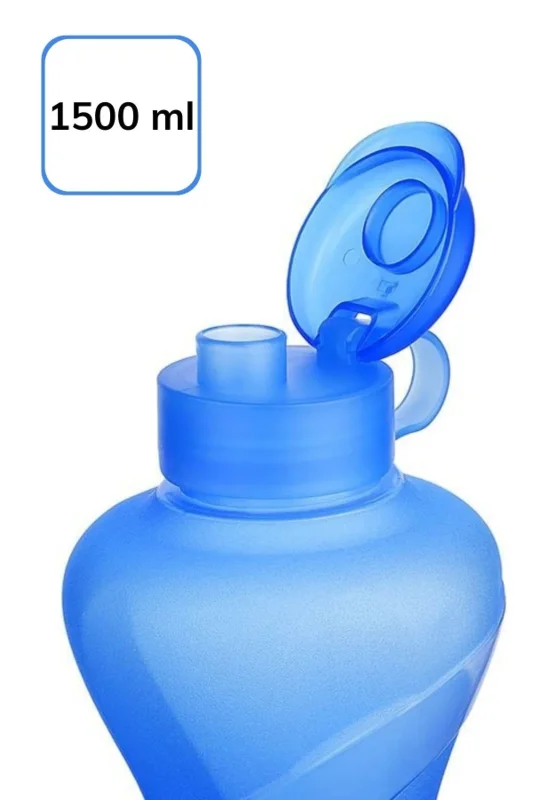 Ergonomik 1500 ML Kapasiteli Dayanıklı Spor Suluk Matarası