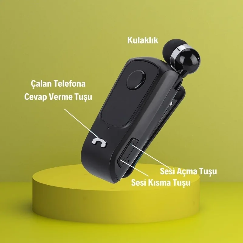 Ergonomik Kablosuz Bluetooth Kulaklık Makaralı Tasarım ile Rahat Ses Deneyimi
