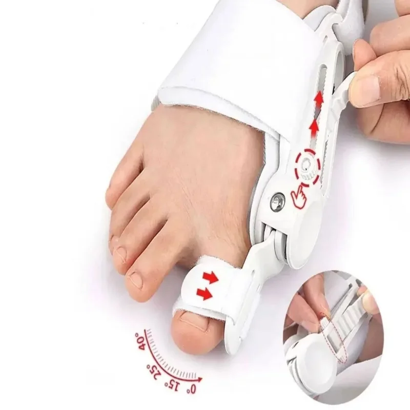 Ergonomik Halluks Valgus Düzeltici Aparat Gece Gündüz Kullanım için