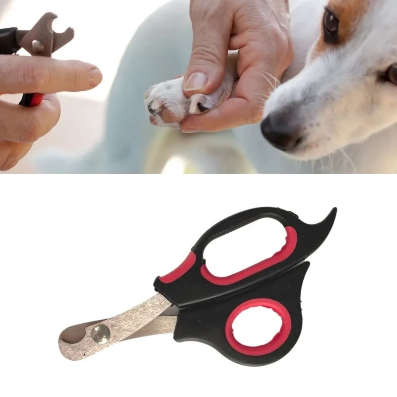 Ergonomik Kaymaz Saplı Büyük Irk Evcil Hayvan Tırnak Makası