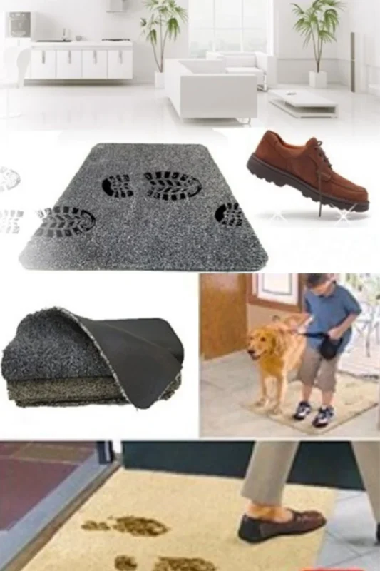 Ultra Emici Kaymaz Tabanlı Mikrofiber Yıkanabilir Paspas