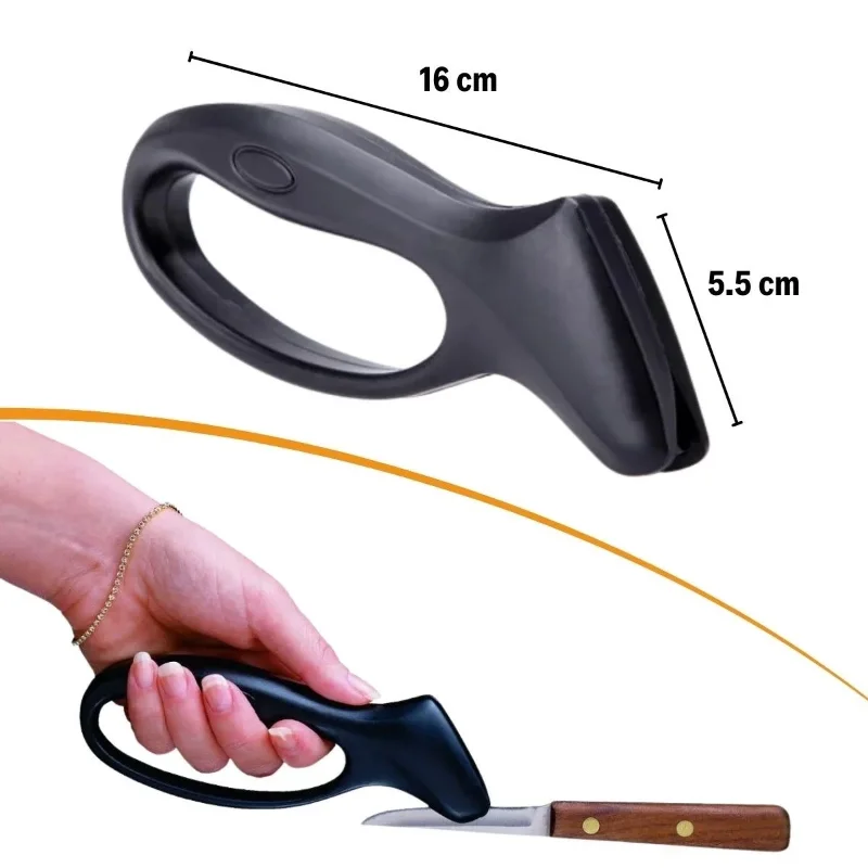 Ergonomik Tasarımlı Paslanmaz Çelik Manuel Bıçak Bileme Aleti
