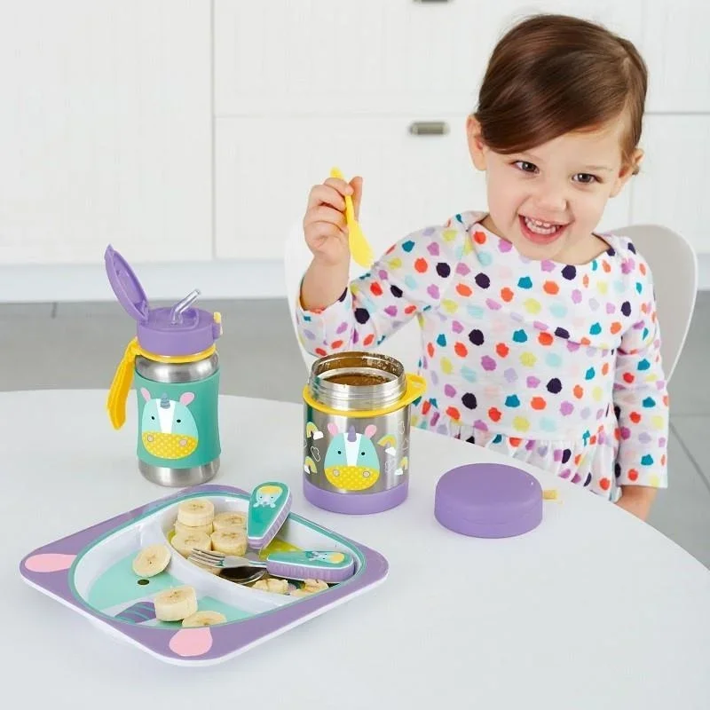 Eğlenceli Unicorn Tasarımlı Paslanmaz Çelik Suluk 350 ml