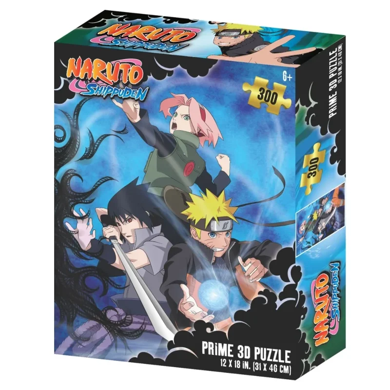 Naruto Temalı 200 Parça Puzzle Eğlenceli Zihin Geliştirici Oyun