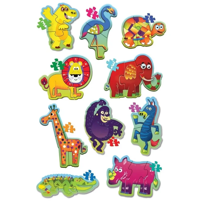 Eğlenceli Orman Hayvanları Puzzle 1 Adet