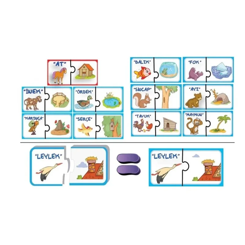 Eğlenceli 2'li Kimin Yuvasi Puzzle Kutulu – 2. görsel