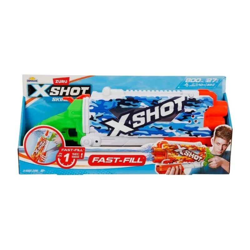 Eğlenceli X-Shot Skins Pompalı Su Tabancası 49,5 cm