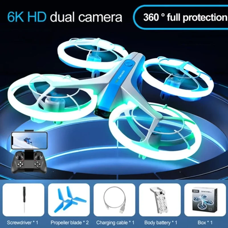 LED Işıklı Dron 4D-V33 ile Eğlenceli Uçuş Deneyimi