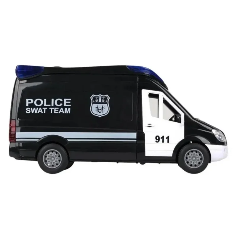 Eğlenceli Sesli Işıklı Polis Minibüsü 1 Adet