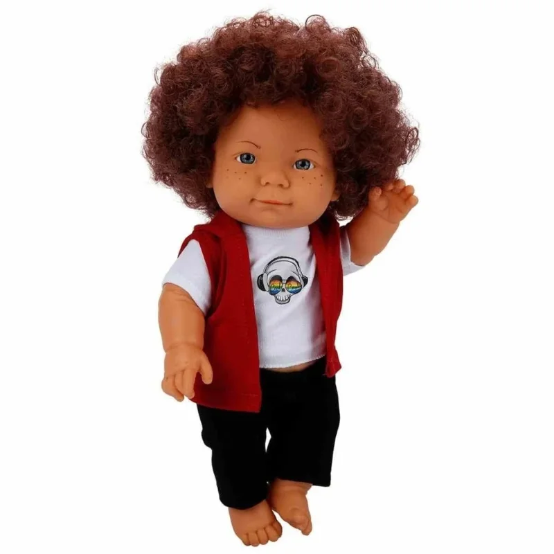 Kıvırcık Saçlı Bebek 35 cm - Eğlenceli Oyun Arkadaşı