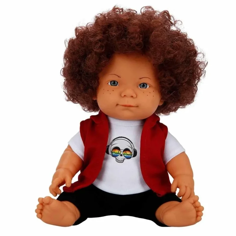 Kıvırcık Saçlı Bebek 35 cm - Eğlenceli Oyun Arkadaşı