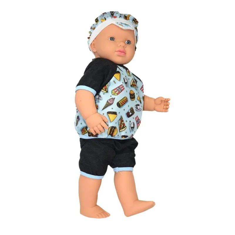 Konuşan Aliş Erkek Kel Bebek 55 cm Eğlenceli Oyun Arkadaşı