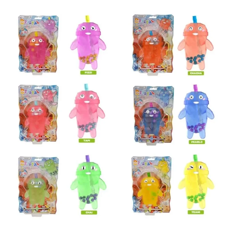 Eğlenceli Bubble Tea Boba Pals 14 cm Seti