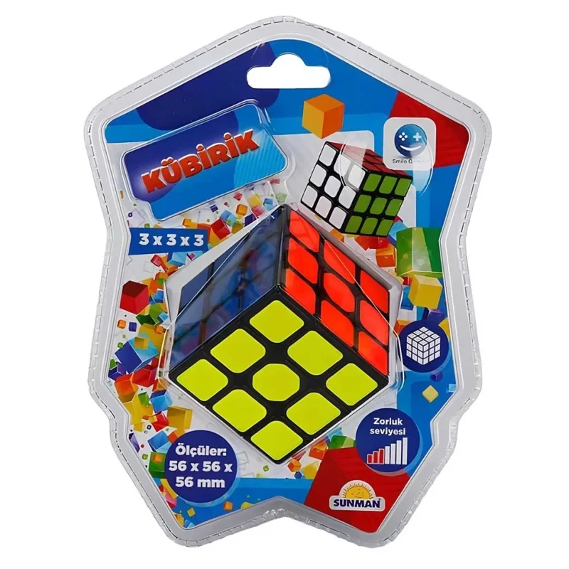 Eğlenceli Sabır Küpü 3x3x3 Boyutunda Zeka Oyuncağı