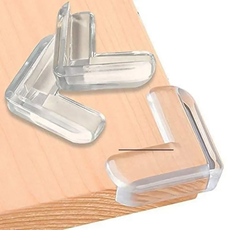 Yüksek Kaliteli Yumuşak Yapışkanlı Üçgen Köşe Koruyucu 4 Adet