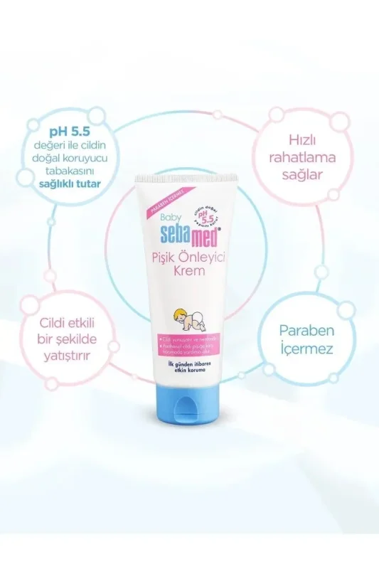 Pişik Önleyici Bebek Kremi 50 ml Hassas Ciltler İçin