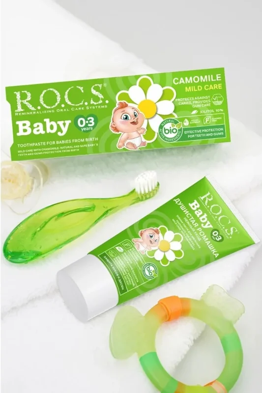 Diş Sağlığı İçin Papatya Aromalı Bebek Diş Macunu 35 ml