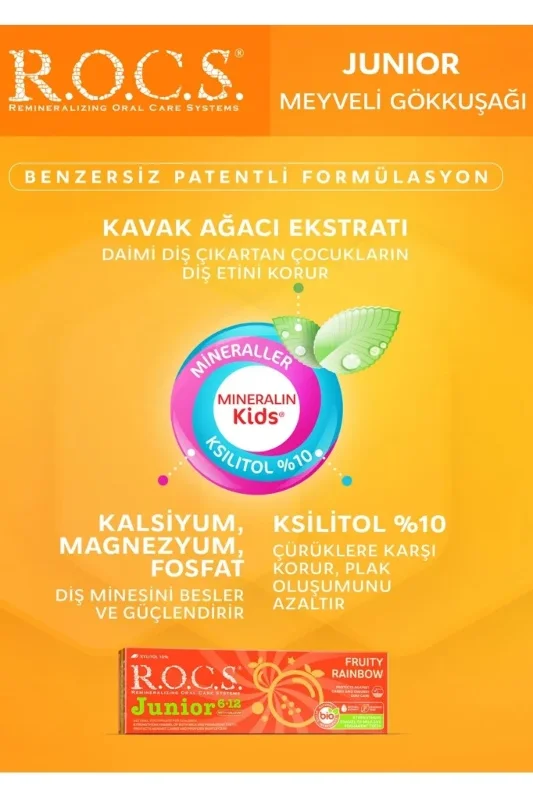 Meyveli Gökkuşağı Diş Macunu 60 ml 6-12 Yaş İçin