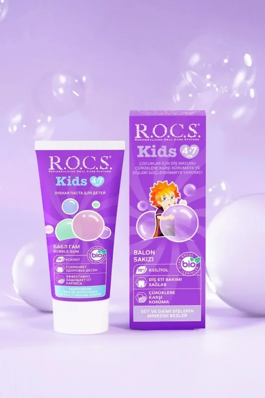 Sakız Aromalı Diş Macunu 35 ml 4-7 Yaş Çocuklar İçin