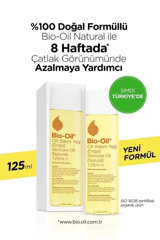 Natural Cilt Bakım Yağı 125 ml Çatlak Karşıtı