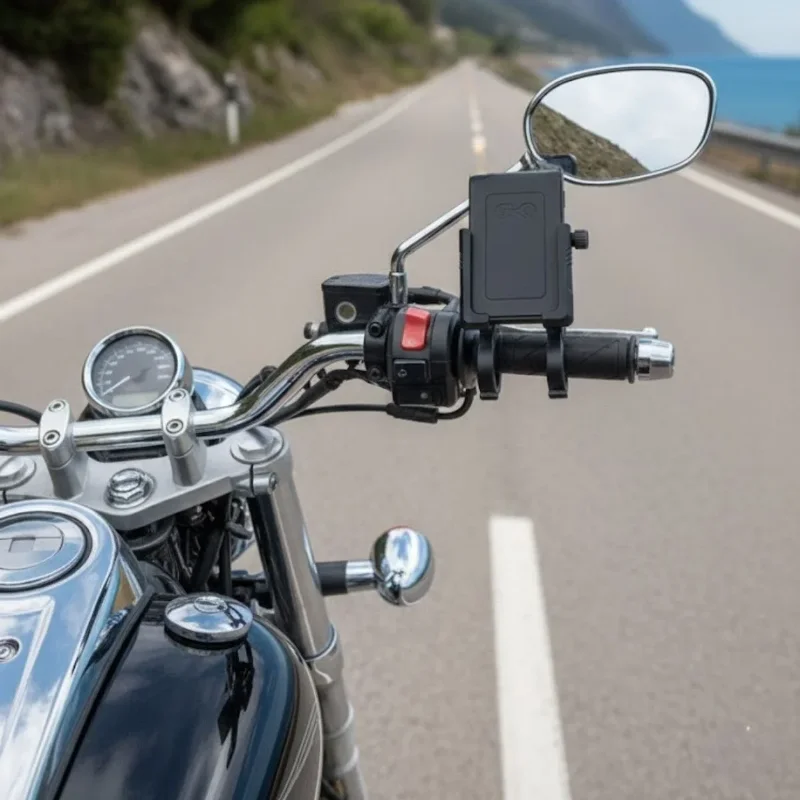 Ergonomik 360° Motosiklet Telefon Tutucu Aparatı