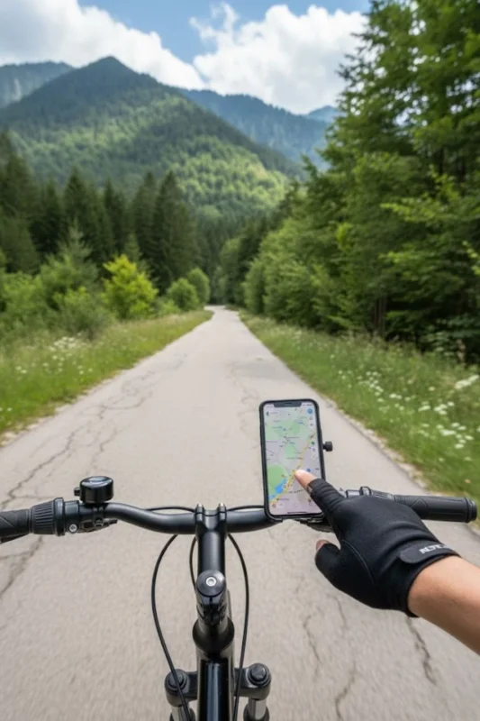 Ergonomik 360° Motosiklet Telefon Tutucu Aparatı